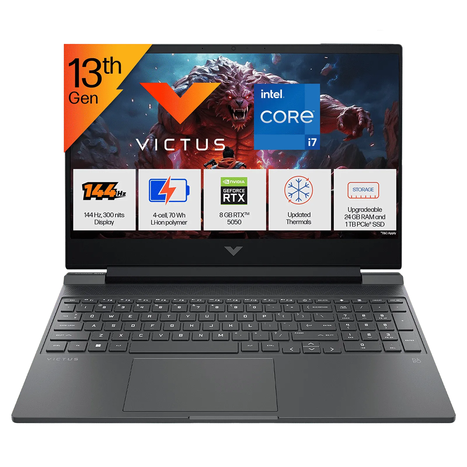 HP Victus 15-FA1411TX Intel Core i7 12th Gen Gaming Laptop